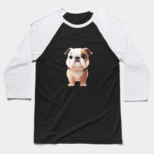 Dog Pet Cute Adorable Humorous Illustration Baseball T-Shirt